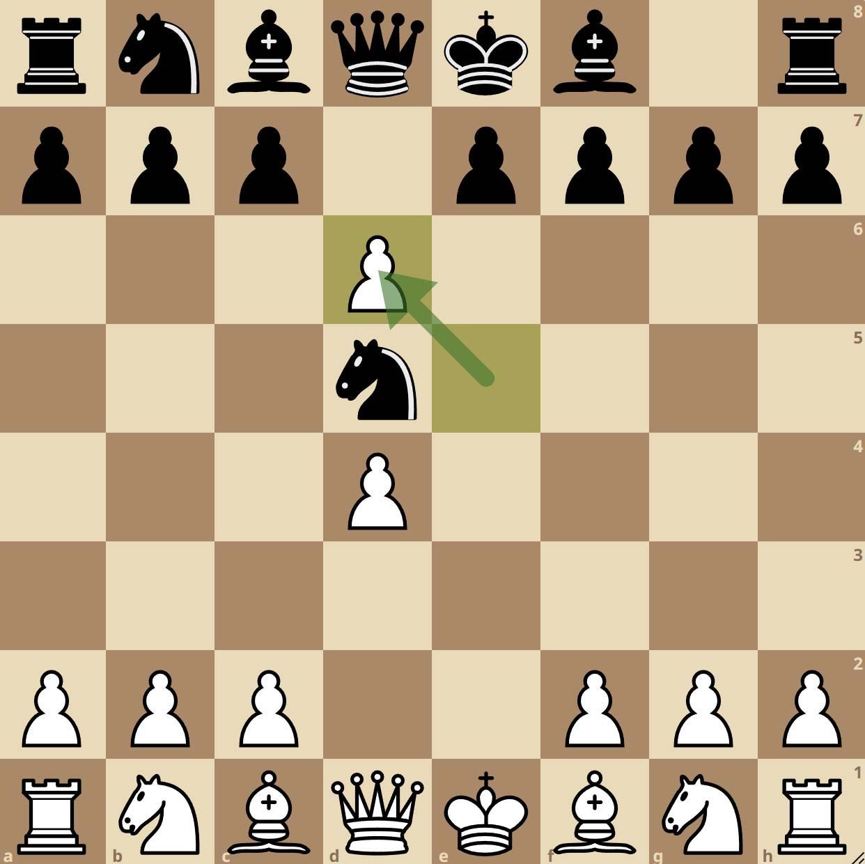 Défense Alekhine variante d’échange