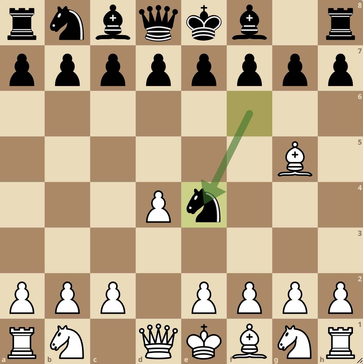 Attaque Trompowsky 2...Ce4