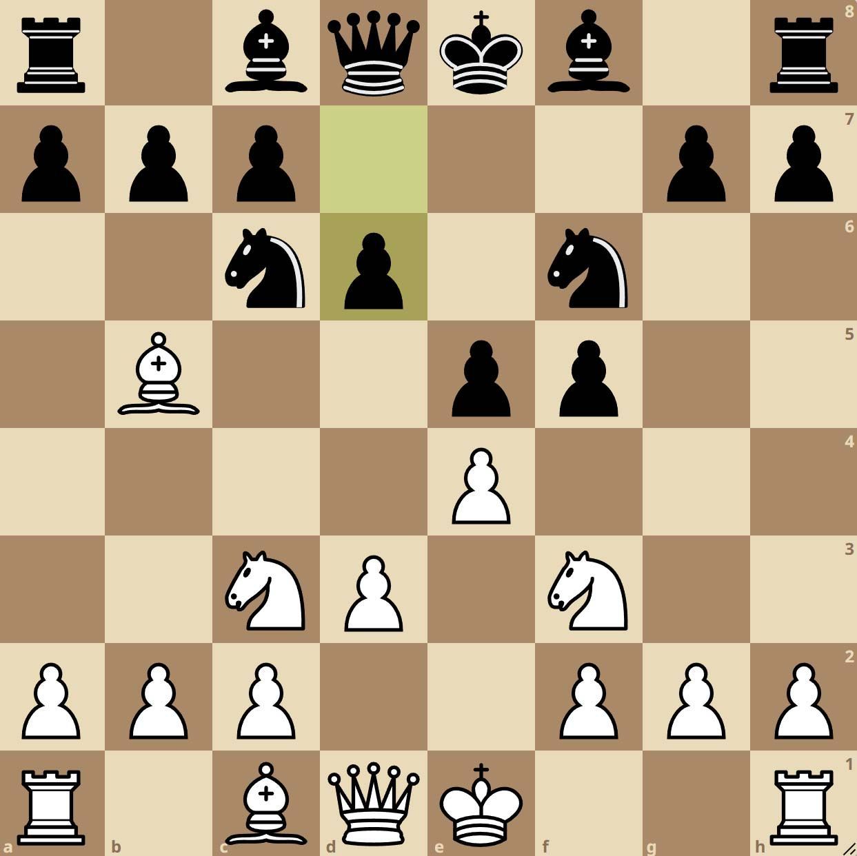 Gambit Schliemann avec d3