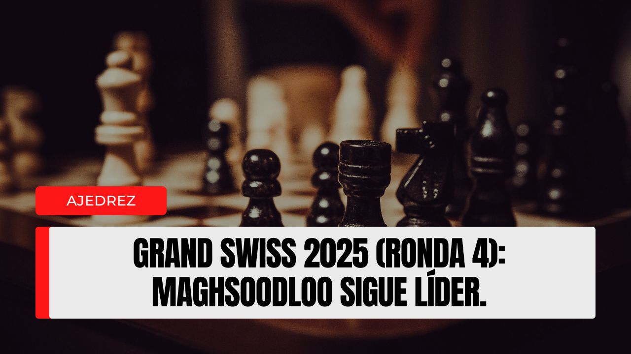 Grand Swiss 2025 (Ronda 4) Maghsoodloo sigue líder; Erdogmus y Maurizzi firman victorias de impacto