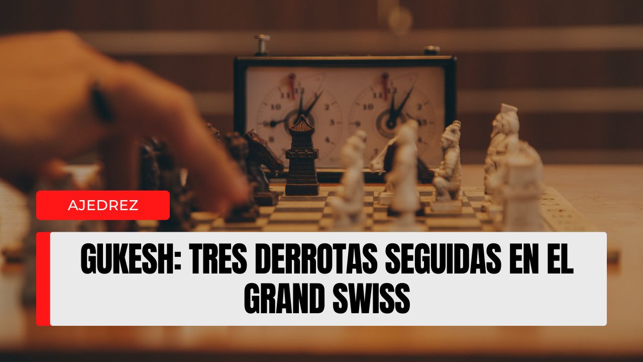 Gukesh acumula tres derrotas consecutivas y se hunde en el Grand Swiss