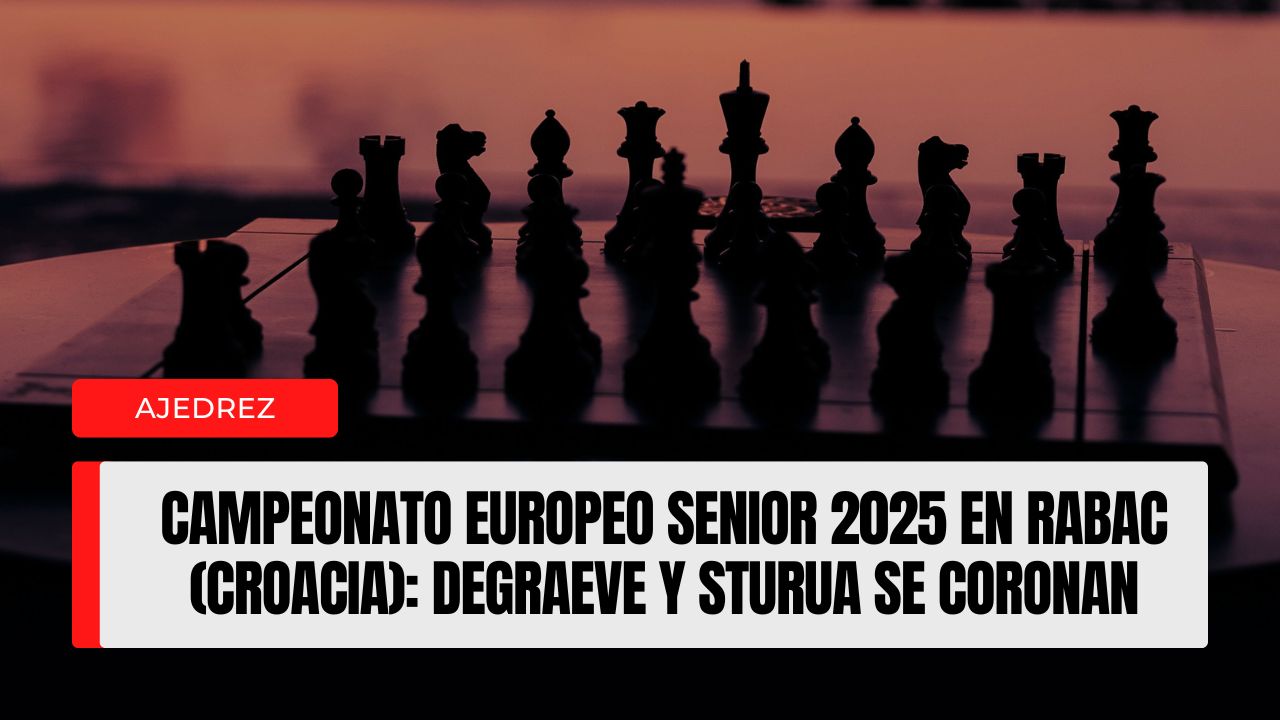 Campeonato Europeo Senior 2025 en Rabac (Croacia) Degraeve y Sturua se coronan