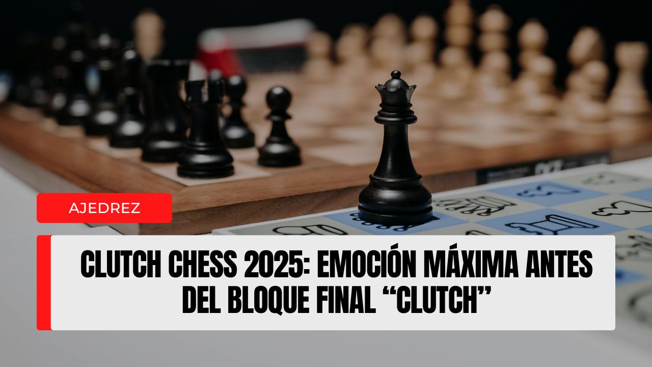 Clutch Chess 2025 emoción máxima antes del bloque final “clutch”