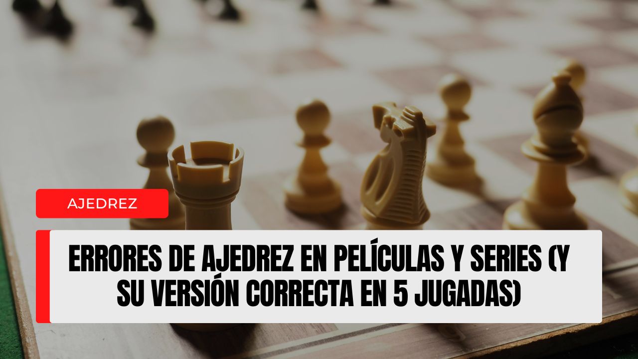 Errores de ajedrez en películas y series (y su versión correcta en 5 jugadas)