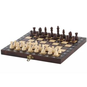 Juego de ajedrez de viaje 3 en 1: ajedrez/damas/blackgammon