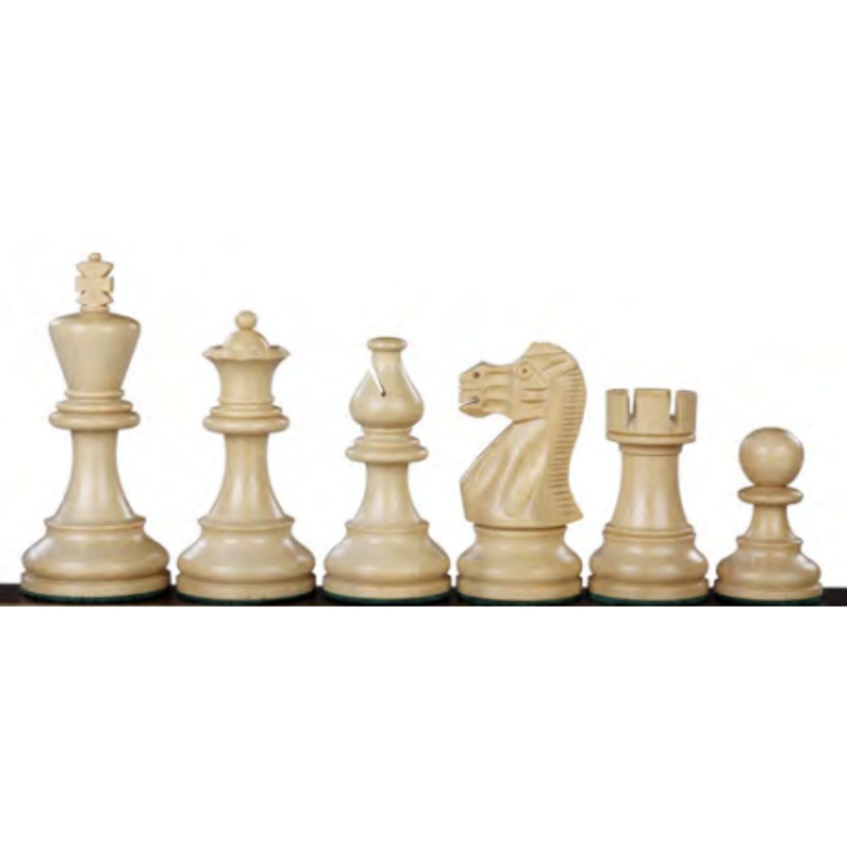 Classic American Acacia Wood Chess Pieces 3.5" - Image 3