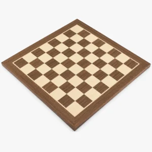 Tablero de ajedrez de madera nogal
