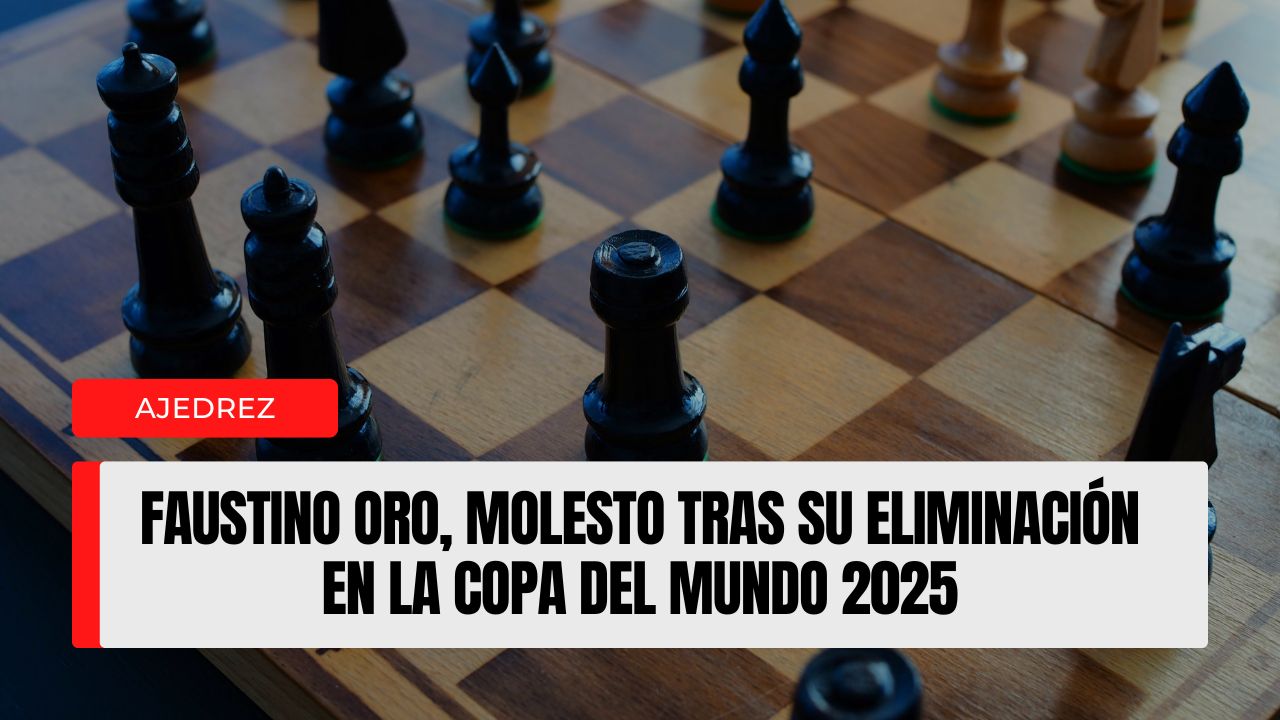 Gran enfado de Faustino Oro tras quedar eliminado en la Copa del Mundo de Ajedrez 2025: ¿Vislumbre de campeón o aviso de mal temperamento?