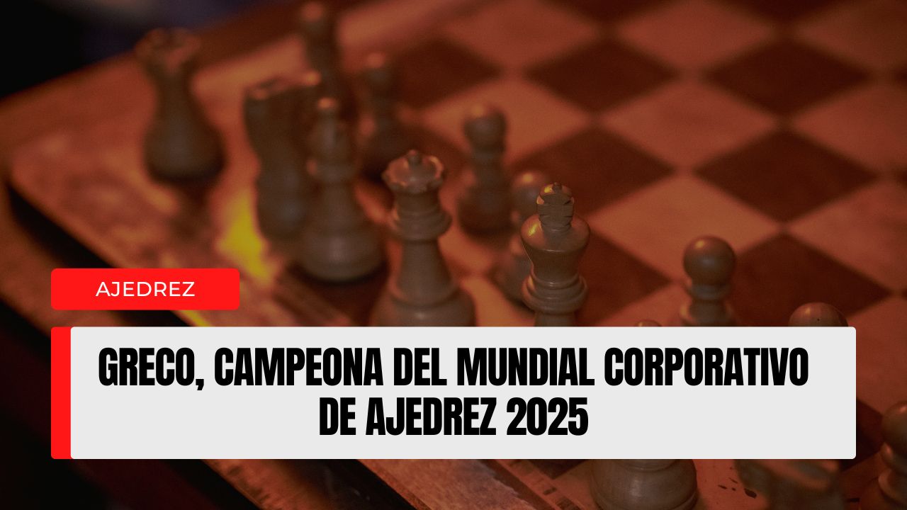 Greco, campeona del Mundial Corporativo de Ajedrez 2025.