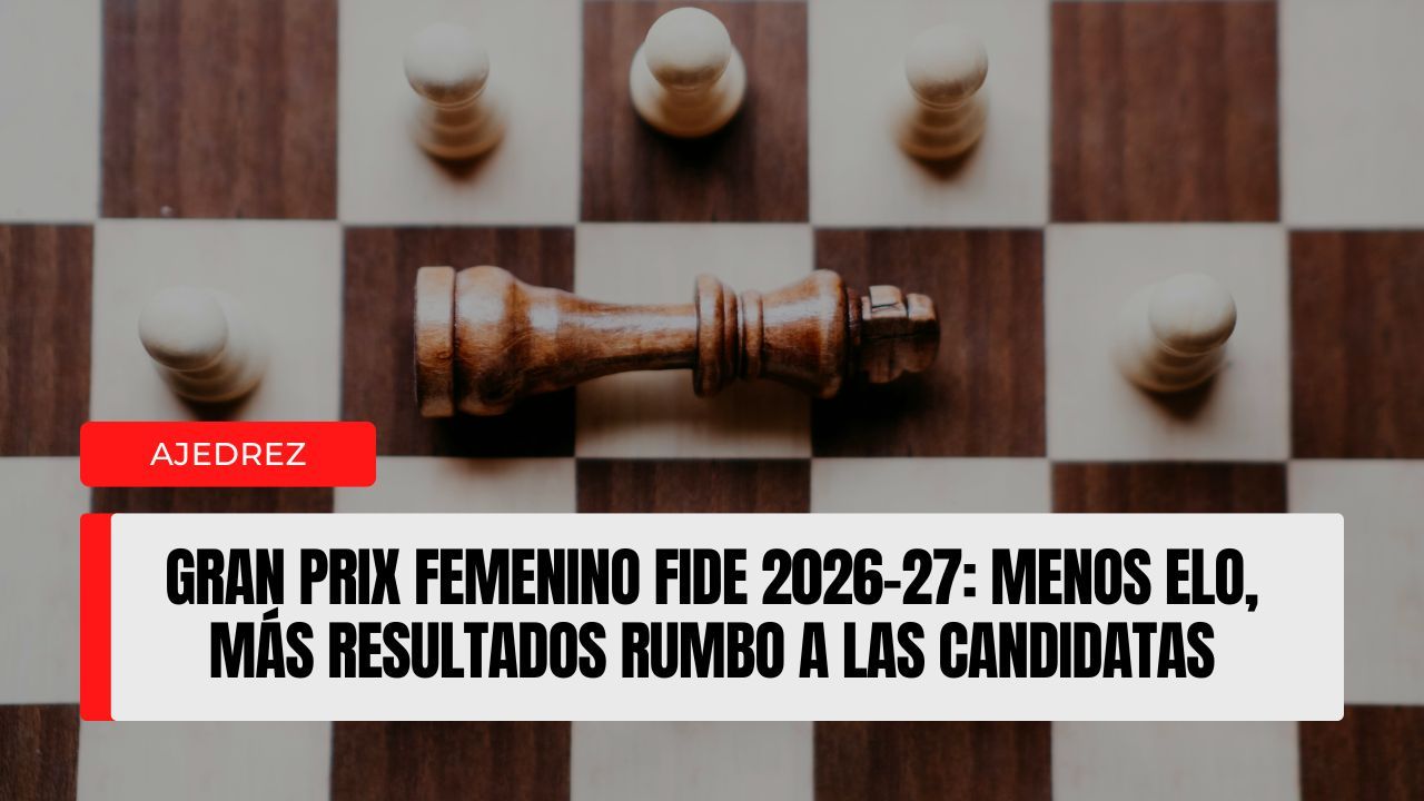Gran Prix Femenino FIDE 2026-27: menos Elo, más resultados rumbo a las Candidatas