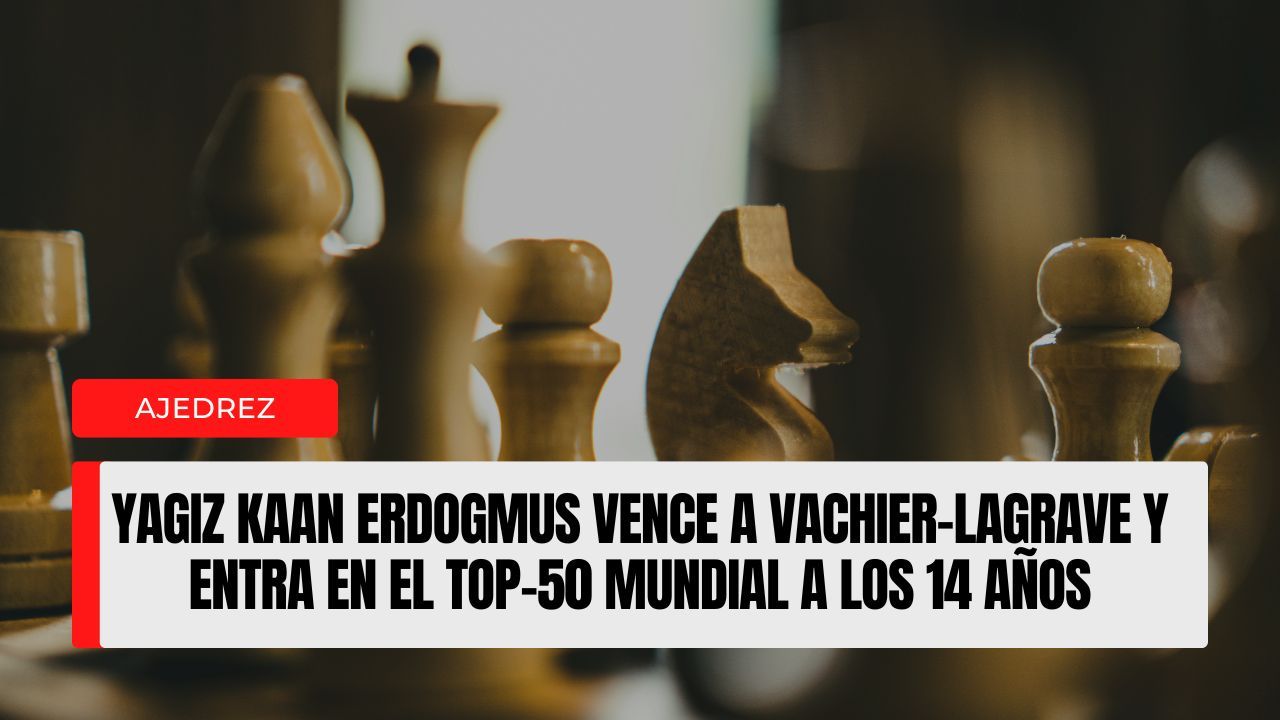 Yagiz Kaan Erdogmus vence a Vachier-Lagrave y entra en el top-50 mundial a los 14 años