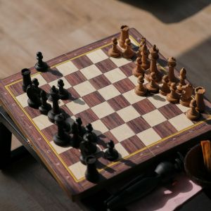 Most common materials in professional chess competition