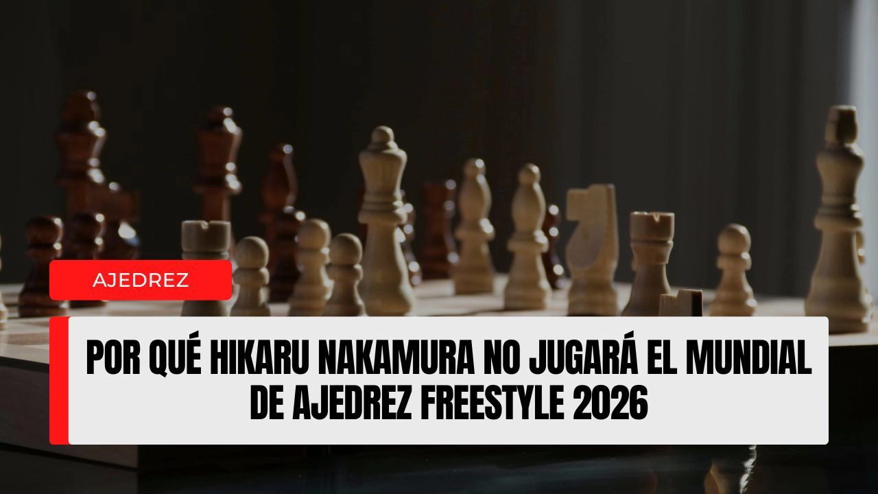 Por qué Hikaru Nakamura no jugará el Mundial de Ajedrez Freestyle 2026,