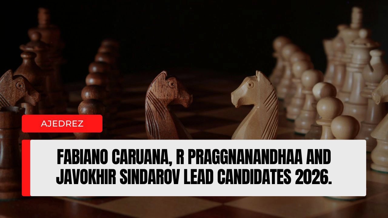Fabiano Caruana, R Praggnanandhaa and Javokhir Sindarov lead Candidates 2026.
