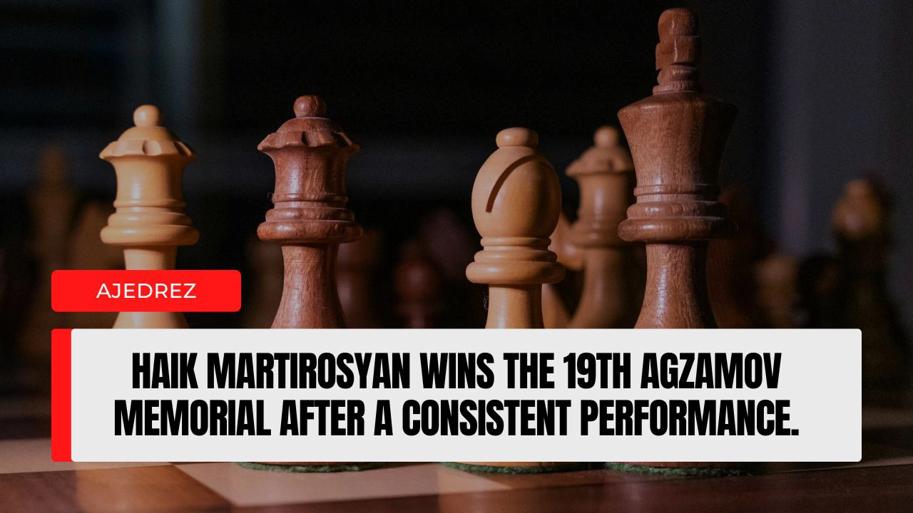 Haik Martirosyan wins the 19th Agzamov Memorial after a consistent performance.