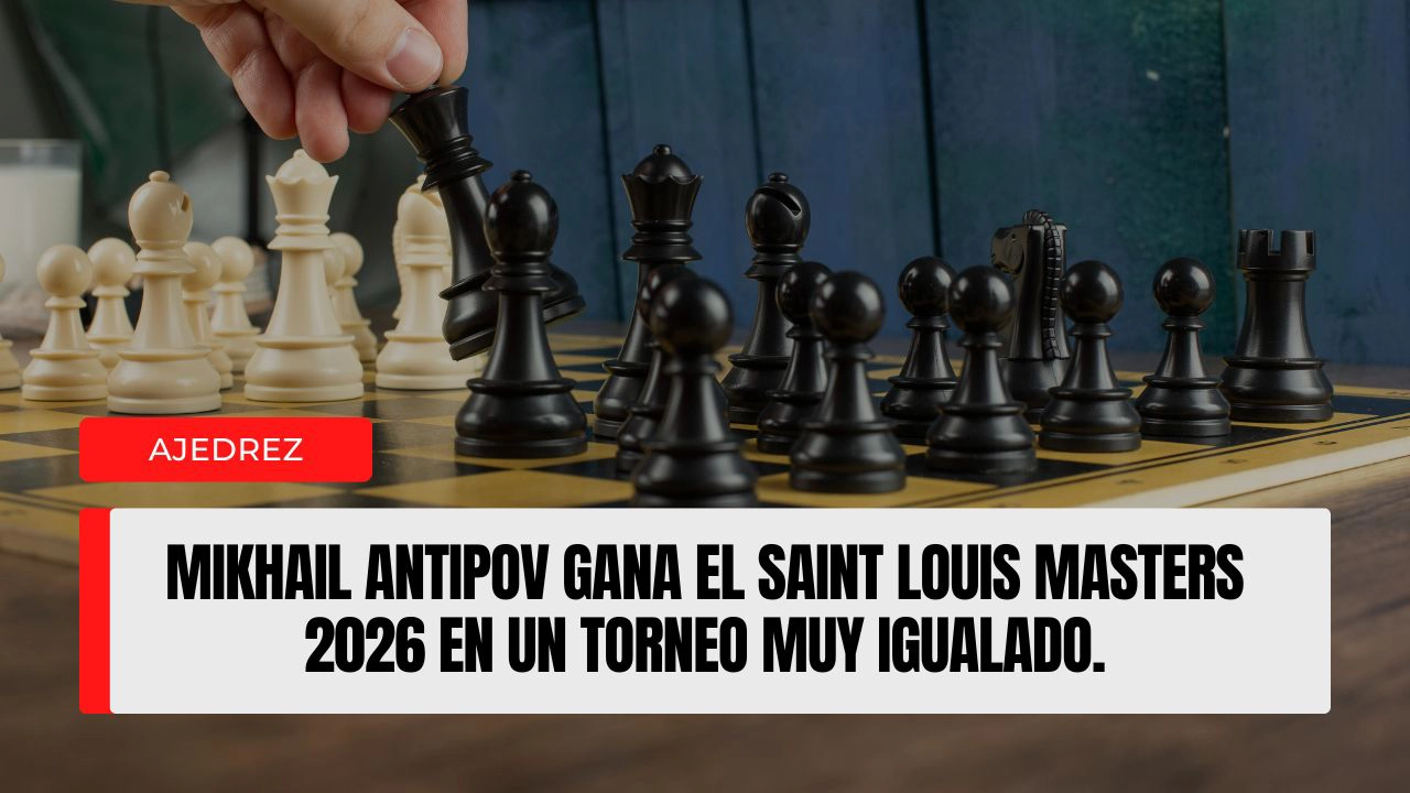 Mikhail Antipov gana el Saint Louis Masters 2026 en un torneo muy igualado
