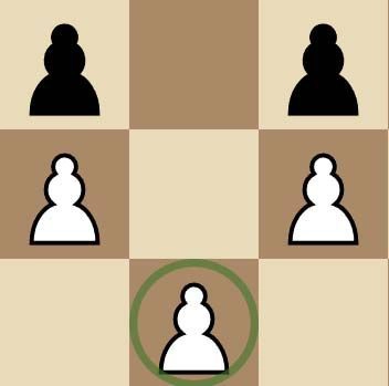 Le pion arriéré aux échecs