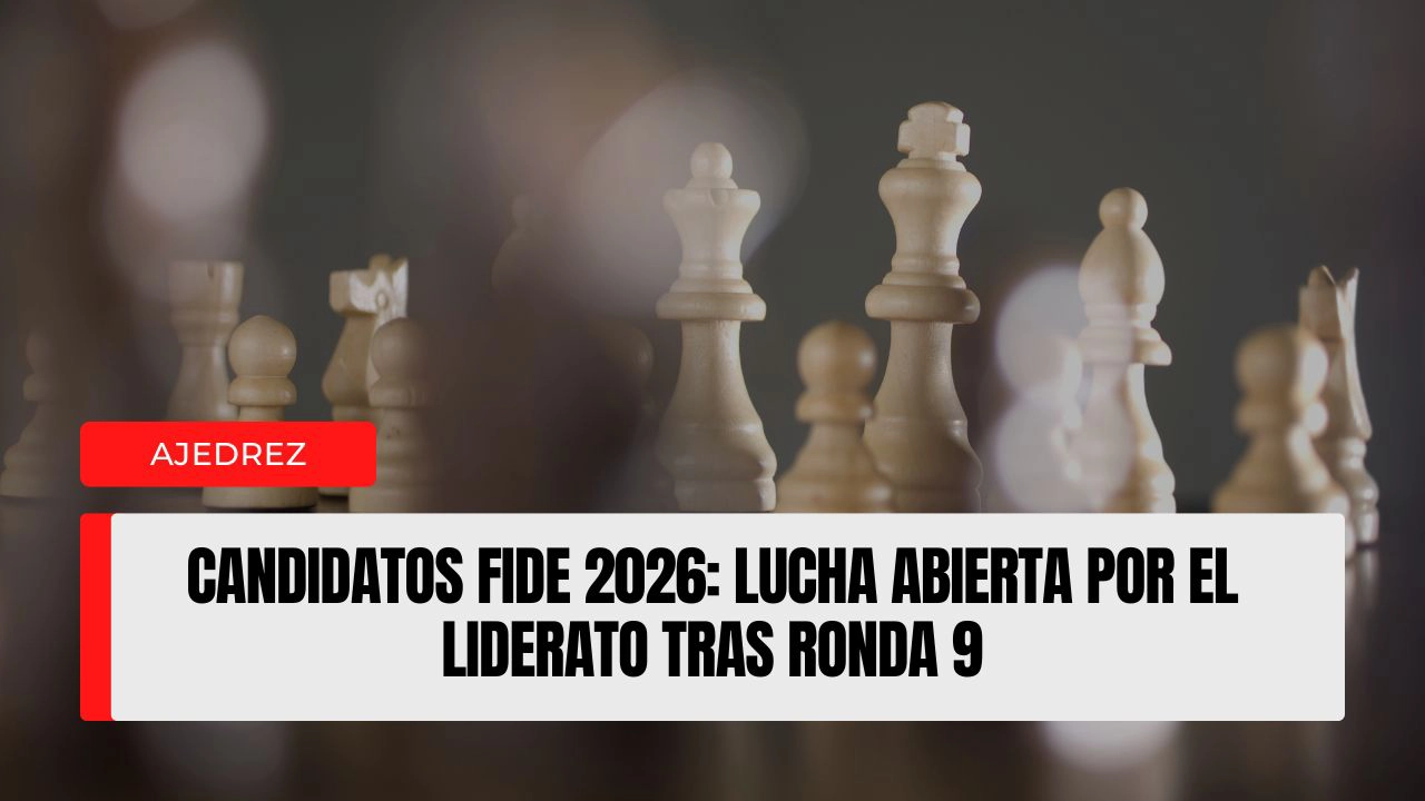 La novena ronda del Torneo de Candidatos FIDE 2026 ha elevado la tensión competitiva a su máximo nivel, en una jornada que confirma que el torneo entra en su fase más decisiva.