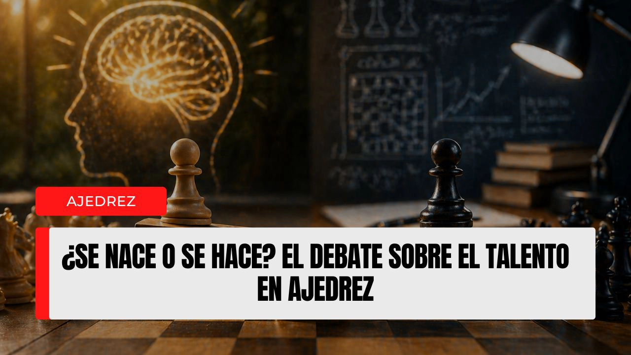 ¿Se nace o se hace El debate sobre el talento en ajedrez.