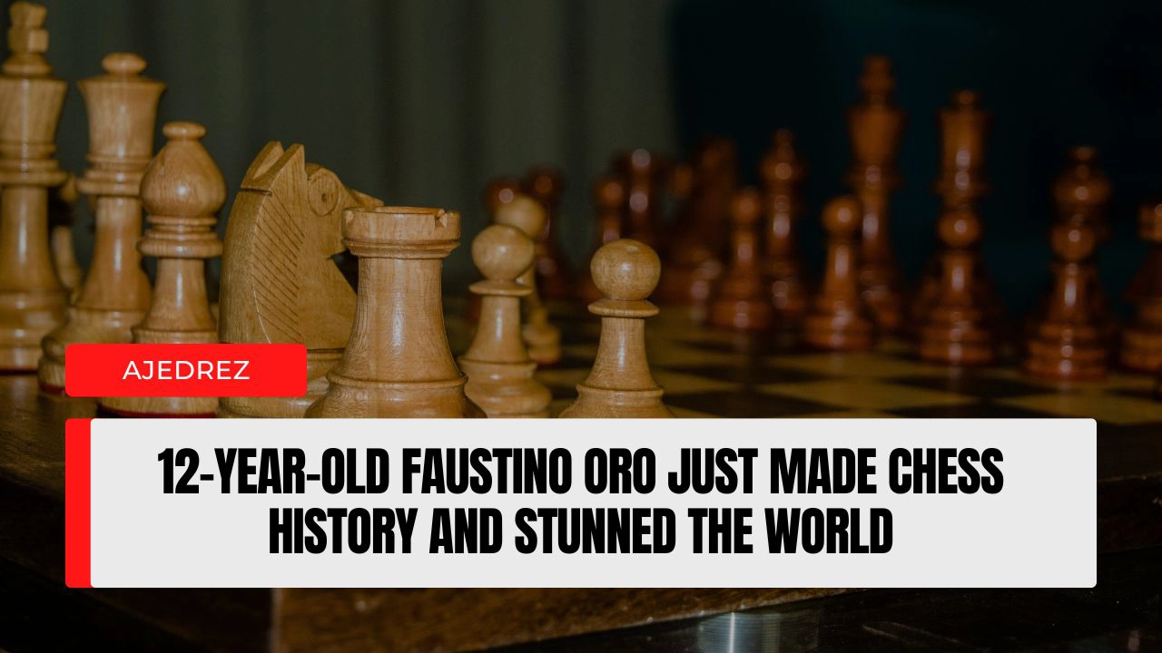 12-year-old Faustino Oro just made chess history and stunned the world.