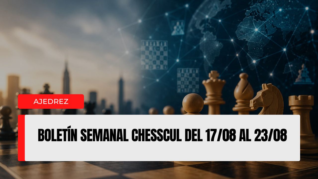 Resumen semanal de ajedrez: del 17 al 23 de agosto de 2026