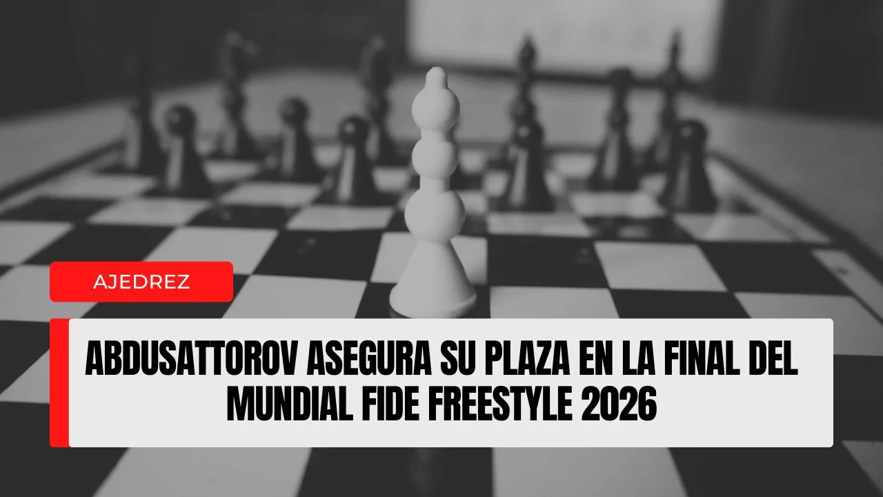 Abdusattorov asegura su plaza en la final del Mundial FIDE Freestyle 2026