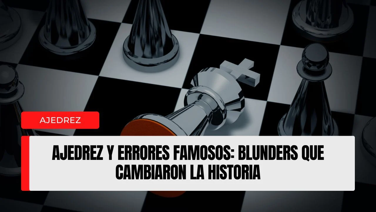 Ajedrez y errores famosos blunders que cambiaron la historia.