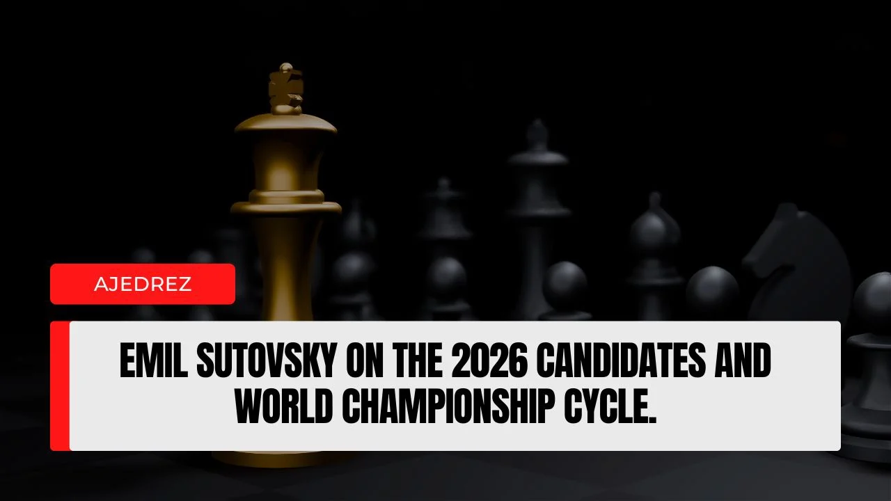 Emil Sutovsky on the 2026 Candidates and World Championship cycle.