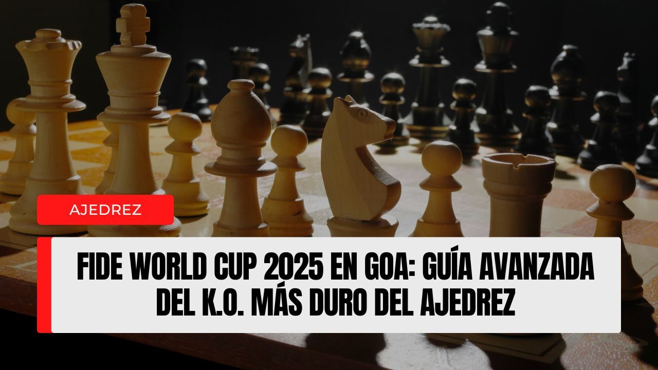 FIDE World Cup 2025 en Goa guía avanzada del K.O. más duro del ajedrez