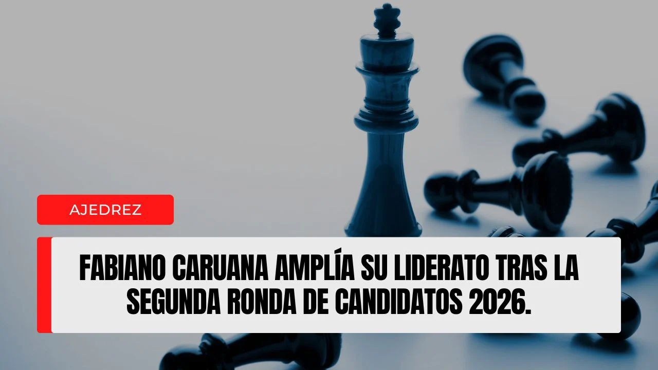 Fabiano Caruana amplía su liderato tras la segunda ronda de Candidatos 2026.