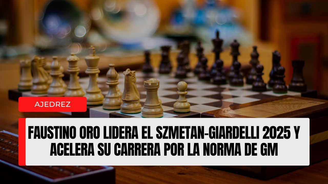 Faustino Oro lidera el Szmetan–Giardelli 2025 y acelera su carrera por la norma de GM