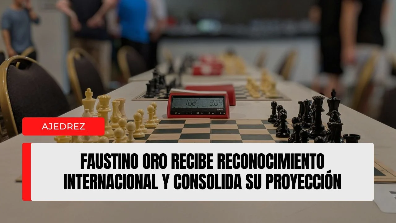 Faustino Oro recibe reconocimiento internacional y consolida su proyección,