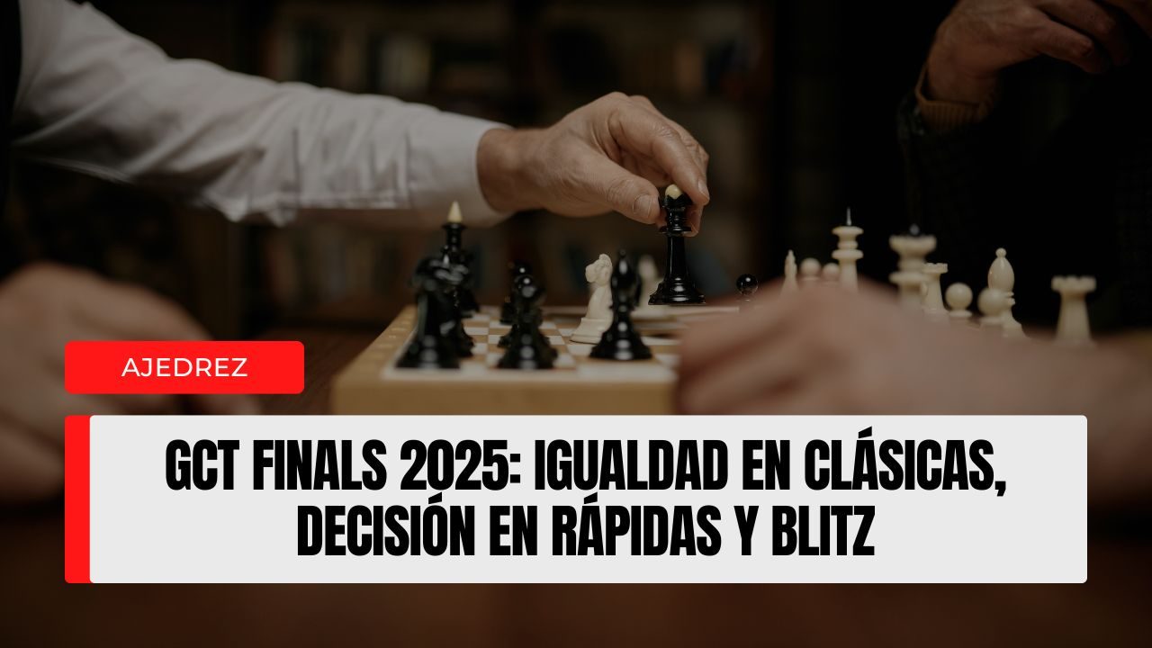 GCT Finals 2025 igualdad en clásicas, decisión en rápidas y blitz