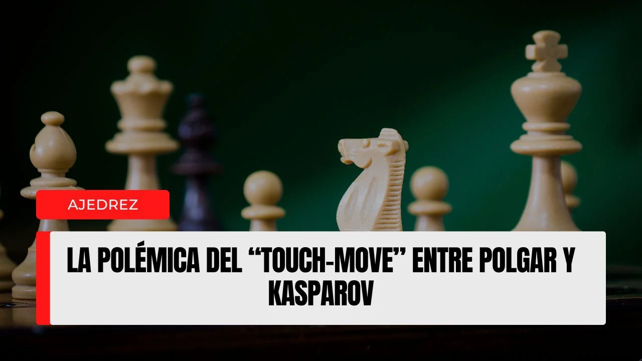 La polémica del “touch-move” entre Polgar y Kasparov