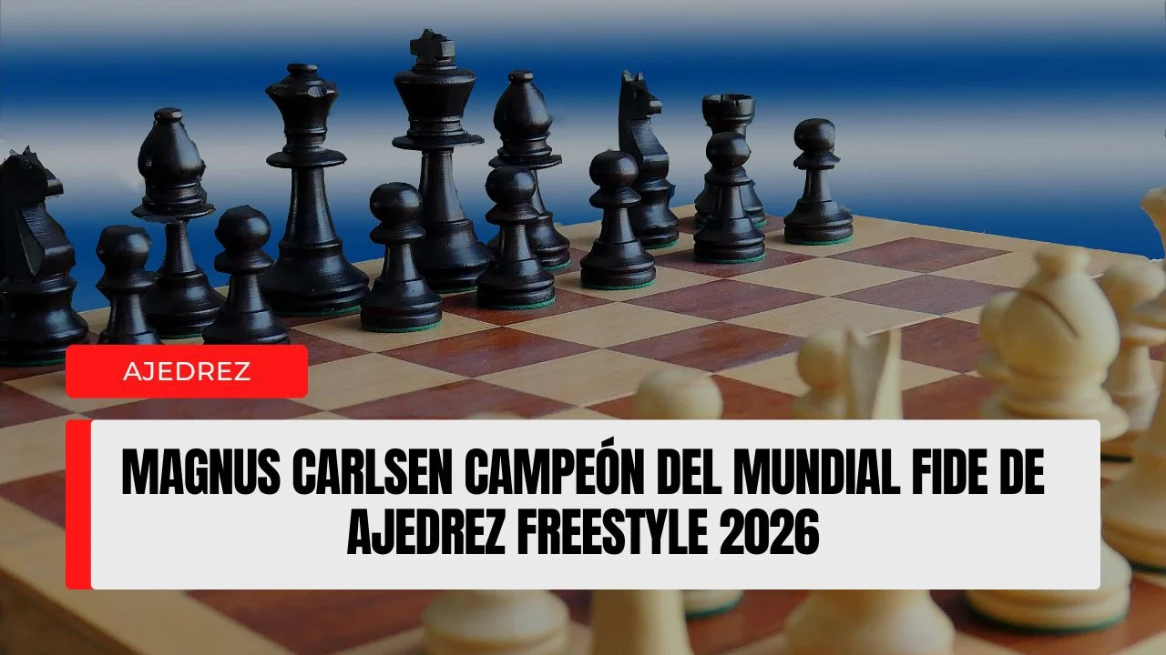 Magnus Carlsen campeón del Mundial FIDE de Ajedrez Freestyle 2026.