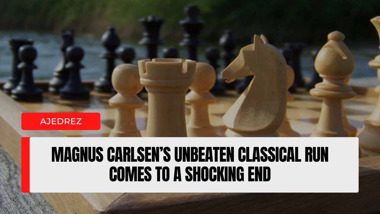 Magnus Carlsen’s unbeaten classical run comes to a shocking end
