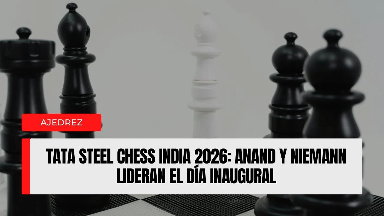 Tata Steel Chess India 2026: Anand y Niemann lideran el día inaugural