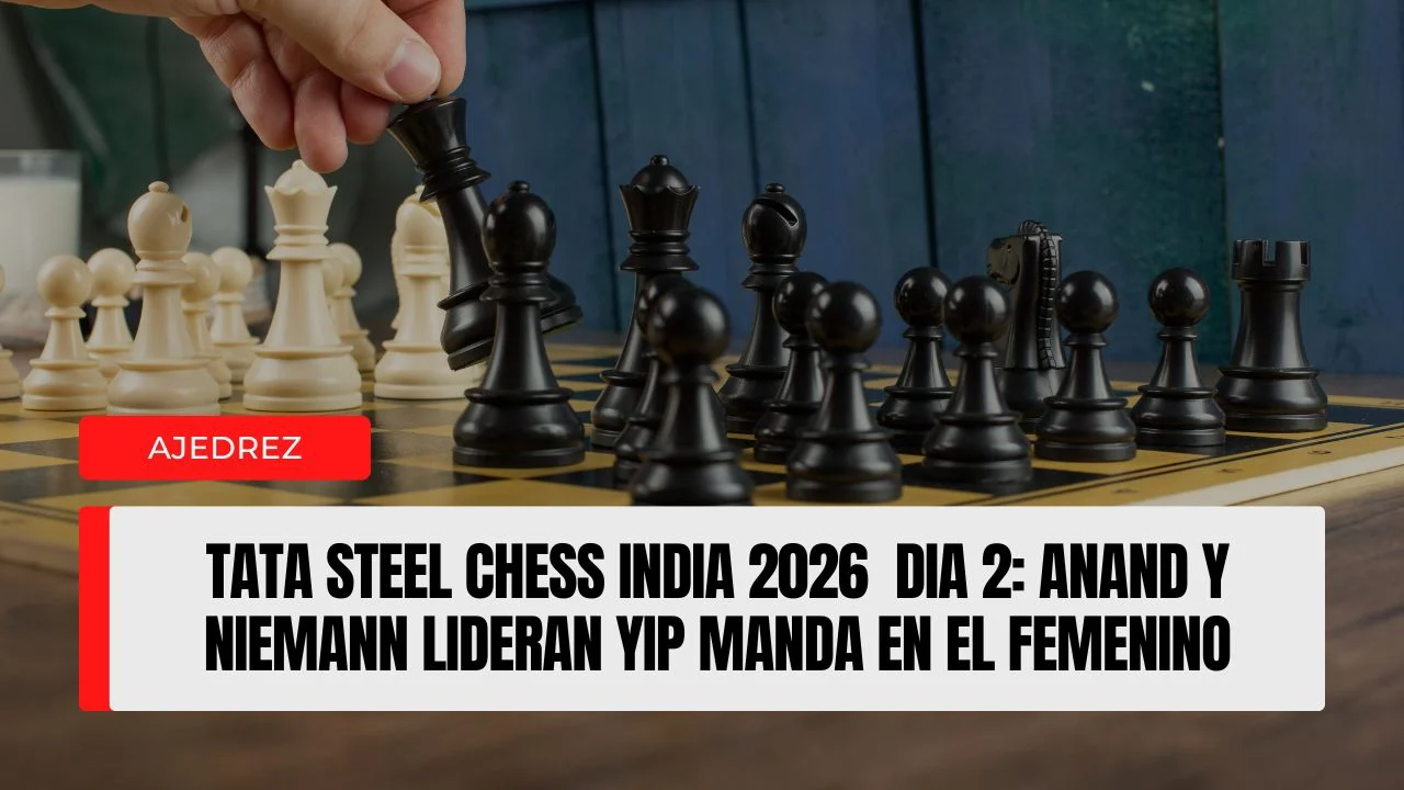 Tata Steel Chess India 2026 Dia 2 Anand y Niemann lideran Yip manda en el femenino