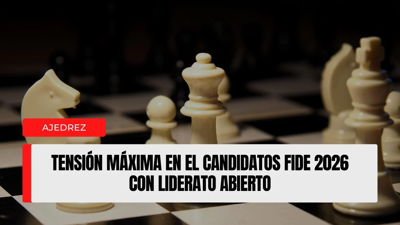 Tensión máxima en el Candidatos FIDE 2026 con liderato abierto.