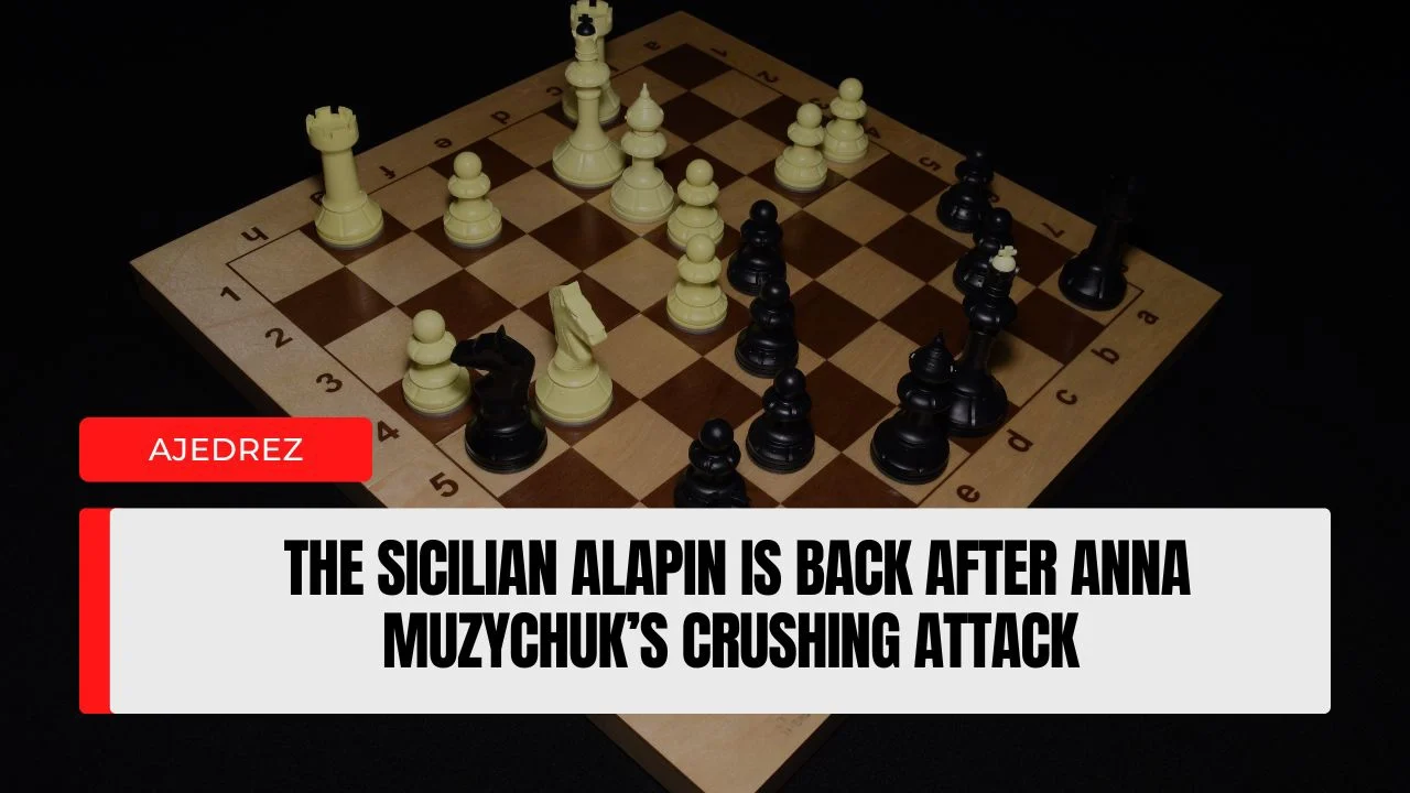 The Sicilian Alapin is back after Anna Muzychuk’s crushing attack
