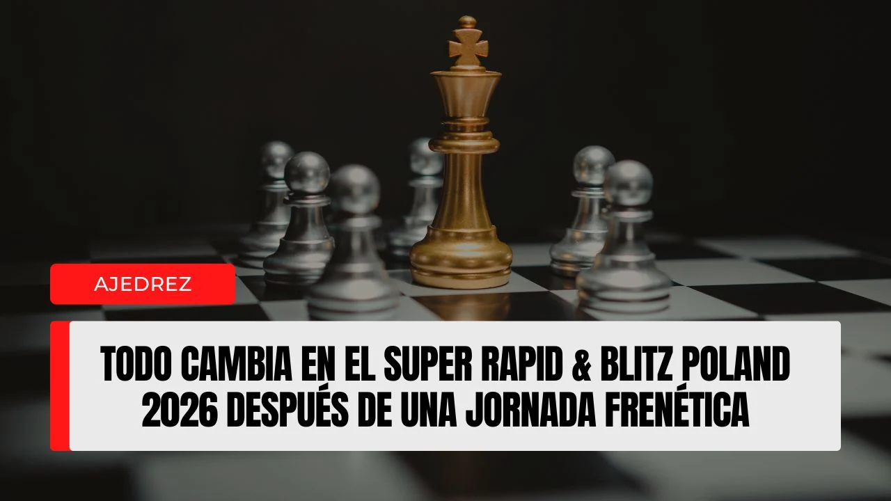Todo cambia en el Super Rapid & Blitz Poland 2026 después de una jornada frenética.