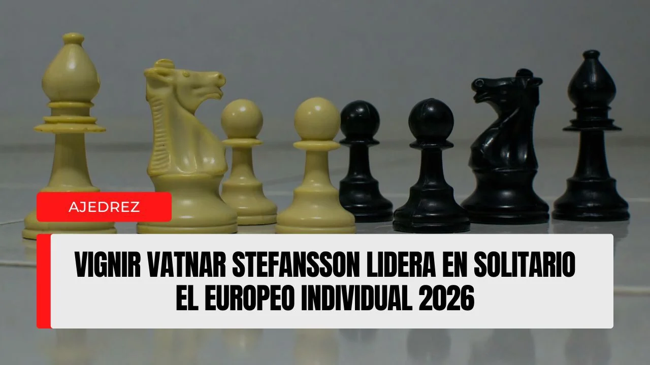 Vignir Vatnar Stefansson lidera en solitario el Europeo Individual 2026.