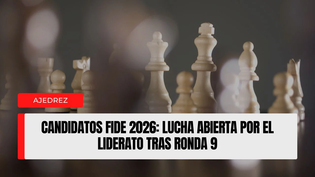 La novena ronda del Torneo de Candidatos FIDE 2026 ha elevado la tensión competitiva a su máximo nivel, en una jornada que confirma que el torneo entra en su fase más decisiva.